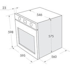Электрический духовой шкаф MAUNFELD MEOFE.676RILB.TMS