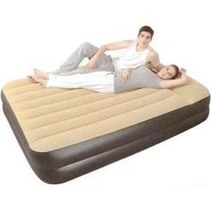 Кровать Relax high raised air bed queen JL027229NG 203x161x51 (со встроенным электрическим насосом)