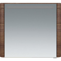 Зеркальный шкаф Am.Pm Sensation 80 левый, с подсветкой, орех (M30MCL0801NF) Am.Pm.