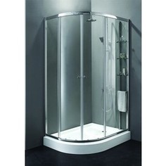 Душевой уголок Cezares Anima RH-2 R 120x100 правый, прозрачный, хром, с поддоном