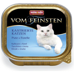Консервы Animonda Vom Feinsten for Castrated Cats с индейкой и форелью для стерилизованных кошек 100г (83447)