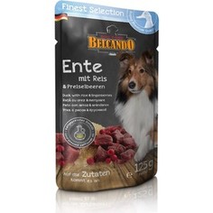 Паучи Belcando Finest Selection Duck with Rice & Lingonberry с уткой, рисом и брусникой для собак 125г (511605)