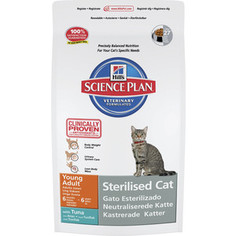 Сухой корм Hills Science Plan Sterilised Cat Young Adult with Tuna с тунцом для стерилизованных кошек от 6 мес до 6 лет 1,5кг (9352)