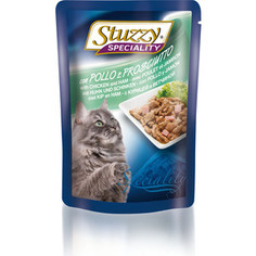Паучи Stuzzy Cat Speciality with Chiken & Ham кусочки в соусе с курицей и ветчиной для кошек 100г (131.2504)