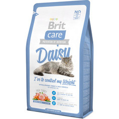 Сухой корм Brit Care Cat Daisy гипоаллергенный с индейкой и рисом для кошек с избыточным весом 2кг (132622) Brit*