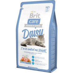 Сухой корм Brit Care Cat Daisy гипоаллергенный с индейкой и рисом для кошек с избыточным весом 7кг (132621) Brit*
