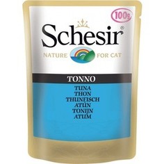 Паучи Schesir Nature for Cat Tuna кусочки в желе с тунцом для кошек 100г (С560)
