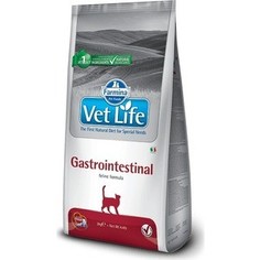 Сухой корм Farmina Vet Life Gastrointestinal Feline диета при нарушениях пищеварения для кошек 2кг