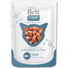 Паучи Brit Care Cat Tuna с тунцом для кошек 80г (100119) Brit*