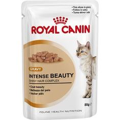 Паучи Royal Canin Intense Beauty кусочки в соусе поддержание красоты шерсти для кошек 85г (485001)