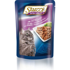 Паучи Stuzzy Cat Speciality with Veal кусочки в соусе с телятиной для кошек 100г (131.2506)