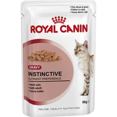 Паучи Royal Canin Instinctive кусочки в соусе для кошек 85г (482001)