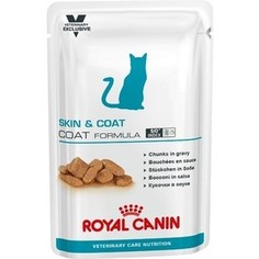 Паучи Royal Canin ВКН Skin & Coat диета корм для стерилизованных кошек с повышенной чувствительностью кожи и шерсти 100г (773001)