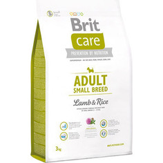 Сухой корм Brit Care Adult Small Breed Lamb & Rice гипоаллергенный с ягненком и рисом для взрослых собак мелких пород 3кг (132707) Brit*