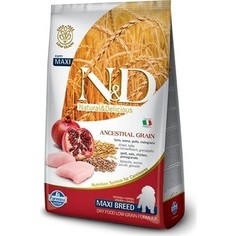 Сухой корм Farmina N&D Puppy Maxi LG Chicken & Pomegranate низкозерновой с курицей и гранатом для щенков крупных пород 12кг (21960)