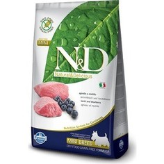 Сухой корм Farmina N&D Adult Dog Mini GF Lamb & Blueberry беззерновой с ягненком и черникой для собак мелких пород 800г