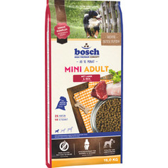 Сухой корм Bosch Petfood Mini Adult Lamb & Rice с ягнёнком и рисом для собак мелких пород 15кг