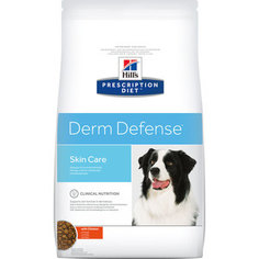 Сухой корм Hills Prescription Diet Derm Defense Skin Care with Chicken с курицей диета для защиты кожи для собак 12кг (10560)
