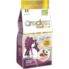 Сухой корм Crockex Wellness Adult Mini Rabbit Meat & Vegetables & Fructs с кроликом и рисом для собак мелких пород 7,5кг (MCF2907)