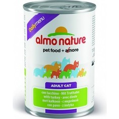 Консервы Almo Nature Daily Menu Adult Cat with Turkey с индейкой для кошек 400г (5061)