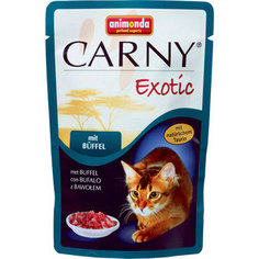 Паучи Animonda CARNY Exotic с мясом буйвола для кошек 85г (83365)