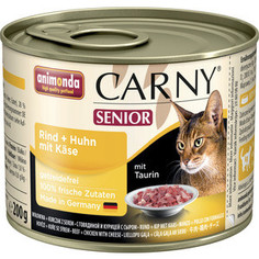 Консервы Animonda CARNY Senior с курицей и сыром для пожилых кошек 200г (83710)