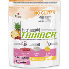 Сухой корм Trainer Fitness3 No Gluten Mini Puppy&Junior Duck&Rice с уткой и рисом для щенков и юниоров мелких пород 800г