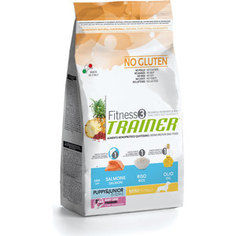 Сухой корм Trainer Fitness3 No Gluten Mini Puppy&Junior Salmon&Rice с лососем и рисом для щенков и юниоров мелких пород 2кг