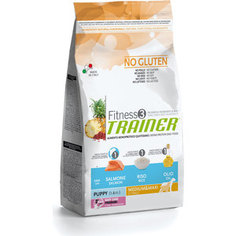 Сухой корм Trainer Fitness3 No Gluten Medium/Maxi Puppy Salmon&Rice без глютена с лососем и рисом для щенков средних и крупных пород 12,5кг