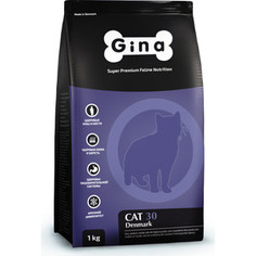 Сухой корм Gina Denmark CAT 30 с курицей и рисом для взрослых кошек 18кг (080117.3)