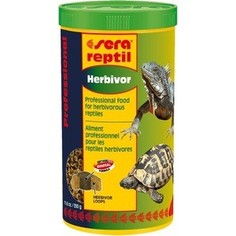 Корм SERA REPTIL Professional Herbivor Professional Food for Herbivorous Reptiles гранулы для растительноядных рептилий 1л (330г)
