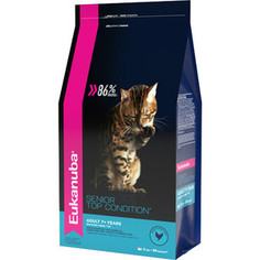 Сухой корм Eukanuba Senior Cat Top Condition Rich in Poultry с домашней птицей для кошек старше 7лет 2кг