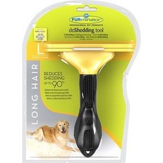 Фурминатор FURminator deShedding Tool Long Hair L Large Dog для длинношерстных собак крупных пород 10см