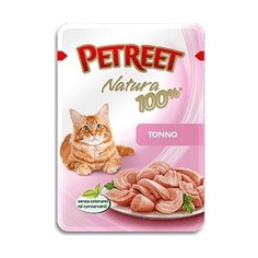 Паучи Petreet Natura Tuna тунец для кошек 85г