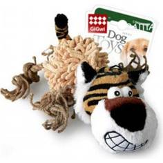 Игрушка GiGwi Dog Toys Squeaker тигр с пищалкой для собак (75098)