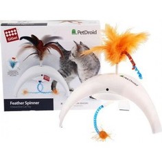 Игрушка GiGwi PetDroid Feathe Spinner интерактивная со звуковым чипом для кошек (75312)