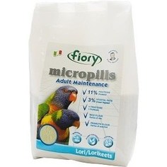 Корм Fiory Micropills Adult Maintenance Lori/Lorikeets для попугаев Лори 1,5кг