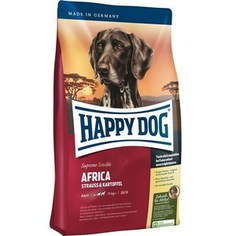 Сухой корм Happy Dog Supreme Sensible Adult 11kg+ Africa Ostrich&Potato с мясом страуса и картофелем для собак средних и крупных пород 12,5кг (03548)