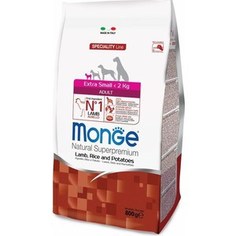 Сухой корм Monge Speciality Line Adult Dog Extra Small Lamb, Rice and Potatoes с ягненком, рисом и картофелем для собак миниатюрных пород 800г