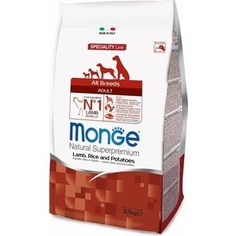 Сухой корм Monge Speciality Line Adult Dog All Breed Lamb, Rice and Potatoes с ягненком, рисом и картофелем для собак всех пород 2,5кг