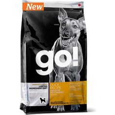 Сухой корм GO! Dog LIMITED INGREDIENT DIET Grain+Gluten Free Duck Recipe беззерновой, без глютена с уткой для взрослых собак 11,35кг (10352)