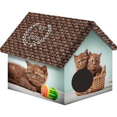 Домик PerseiLine Дизайн Шоколадные котята для кошек 33*33*40 см (00252/ДМД-1)