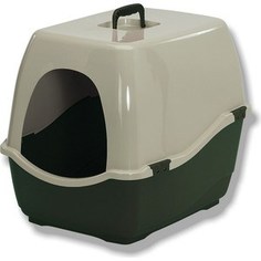 Био-туалет Marchioro BILL 1S сине / зелено-бежевый 50x40x42h см для кошек