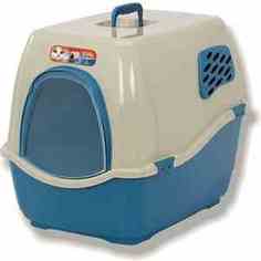 Био-туалет Marchioro BILL 1F сине-бежевый 50x40x42h см для кошек