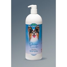 Шампунь-кондиционер BIO-GROOM Protein-Lanolin Shampoo с протеином-ланолином без слез для собак 946мл (20032)