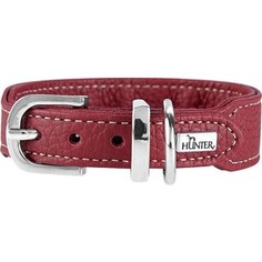 Ошейник Hunter Collar Cannes Mini 32 (23-28см) натуральная кожа бордовый для собак