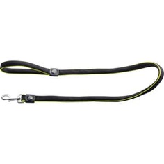 Поводок Hunter Leash Maui 25/120 сетчатый текстиль черный для собак