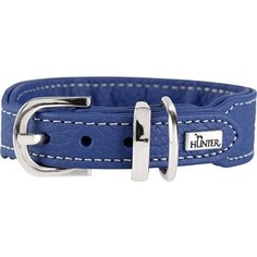 Ошейник Hunter Collar Cannes Mini 32 (23-27,5см) натуральная кожа синий для собак