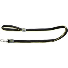 Поводок Hunter Leash Maui 20/140 сетчатый текстиль черный для собак