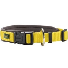 Ошейник Hunter Collar Neopren Vario Plus (40-45см) нейлон/неопрен желтый/бежевый для собак